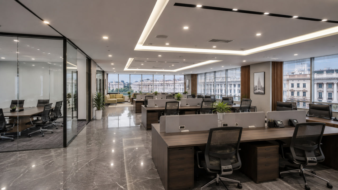 5k and 10k sqft offices in Connaught Place in Vijaya Building